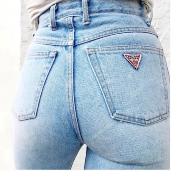 Vintage Denim - vintage guess mom light wash jeans Size 27